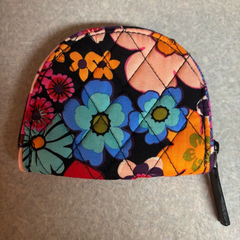 Vera Bradley Floral Fiesta Preppy Coastal Grandma Coin Purse